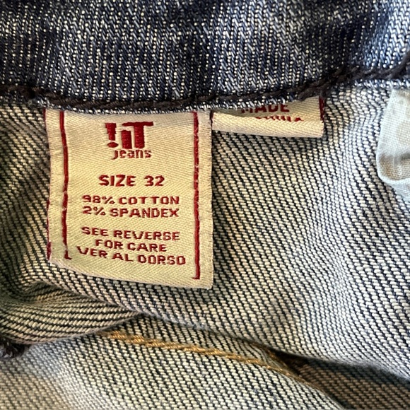 !it Los Angeles Jeans Size 32 Embroidered Back Pocket Zip Leg Vintage - Picture 14 of 16